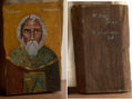 Saint Nicholas Russian icon painted on old wood