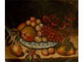 Still life oil painting on canvas signed