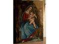 Madonna and child at the spring oil painting on canvas signed