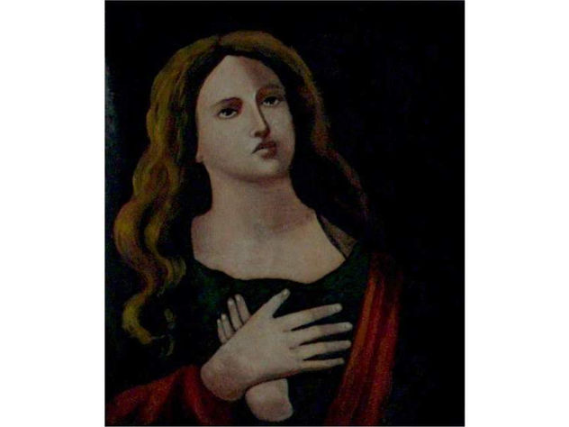 Magdalene portrait oil painting on canvas