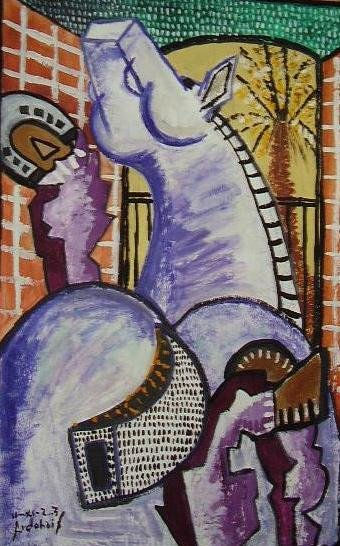 gran caballo violeta
