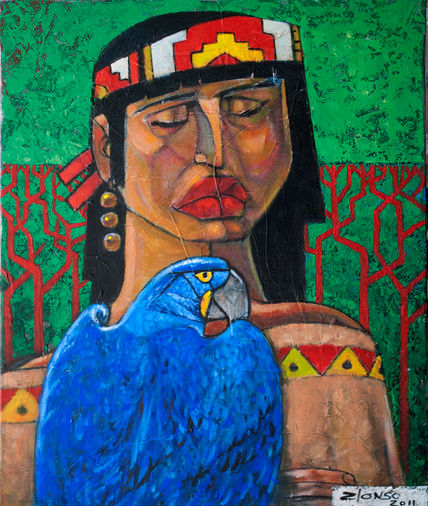 El loro azul