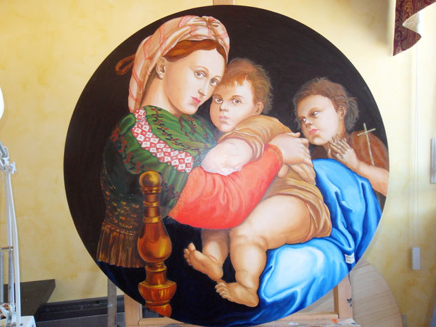 La madonna con el niño y Juan 