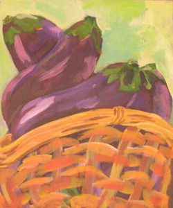 Berenjenal Acrylic Panel Still Life Paintings