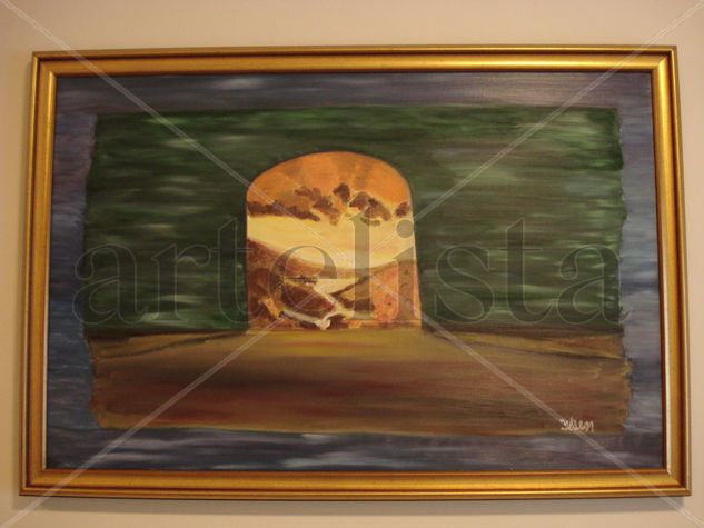la puerta de la oportunidad Óleo Lienzo Paisaje
