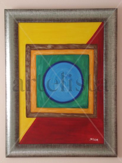 que dura es la vida Oil Canvas Landscaping