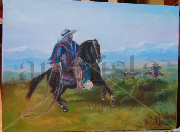 HUASO Oil Canvas Landscaping