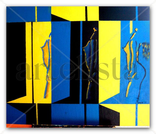 Desnudo 3 Acrylic Panel Nude Paintings