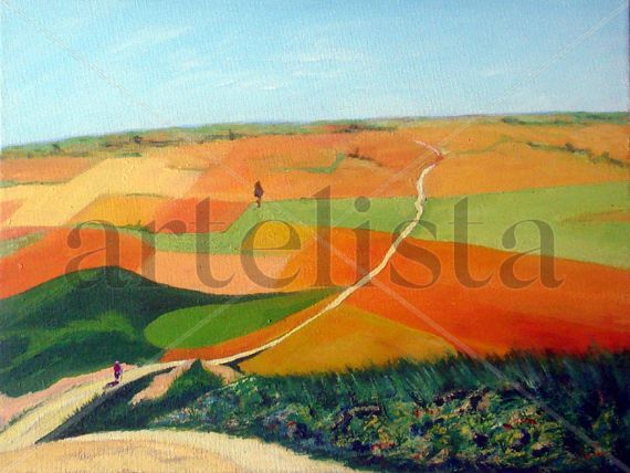 Fin de la meseta Acrylic Canvas Landscaping