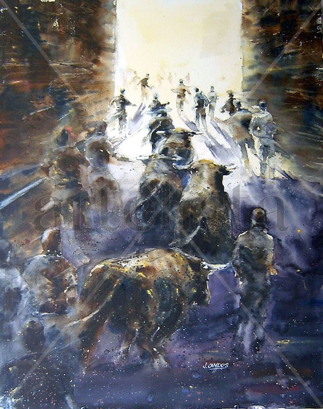 Encierro( Running of bulls)