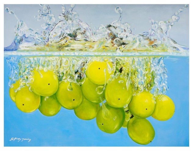 FUENTE DE UVAS Oil Canvas Landscaping