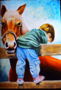 Niño con caballo