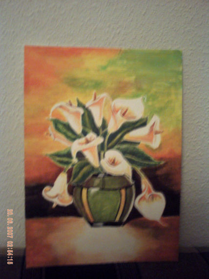 Bodegon con flores III
