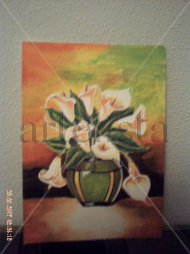 Bodegon con flores III