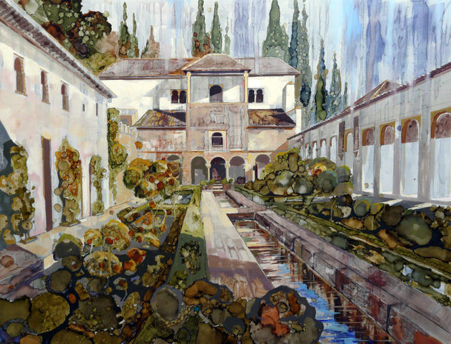 Patio del Generalife, La Alhamra