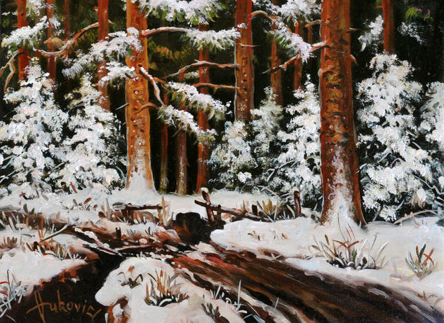 winter Oil Canvas Others