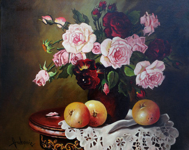 Roses Oil Canvas Others