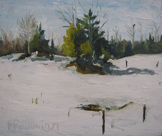 Standing still, Sawyerville, Quebec, Canada Oil Canvas Landscaping