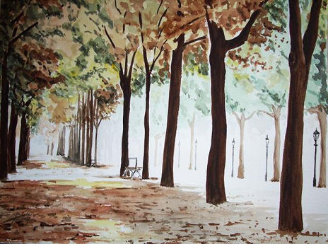 Parque en otoño