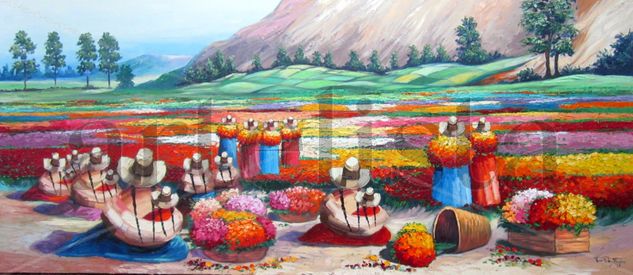 cosecha Oil Canvas Landscaping