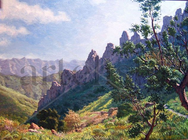 El Cuchillero Óleo Lienzo Paisaje