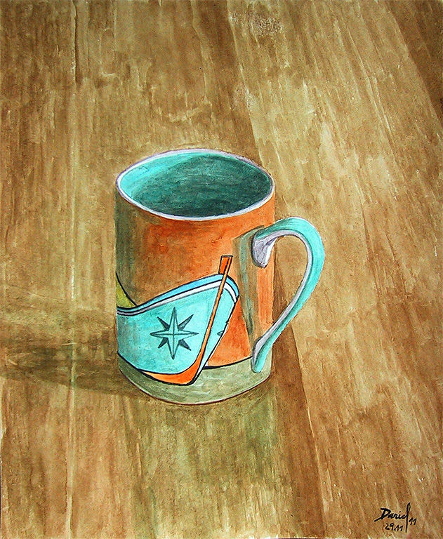 Taza con barca