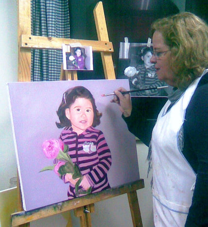 pintando a mi...