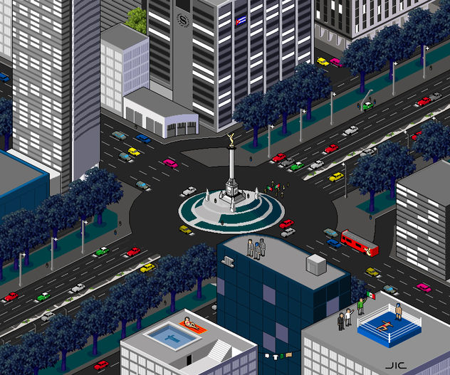 Pixel Art - México D.F.
