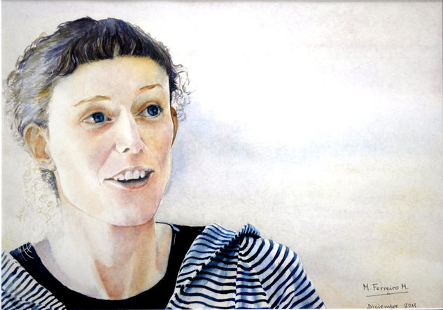 Lucia Watercolour Paper Portrait