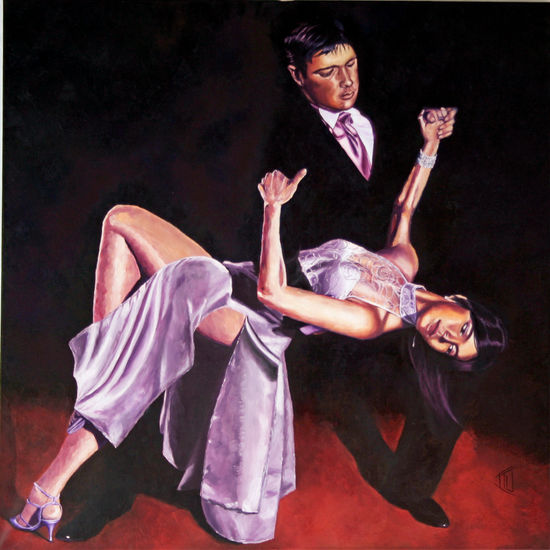 Tango Oil Canvas Figure Painting