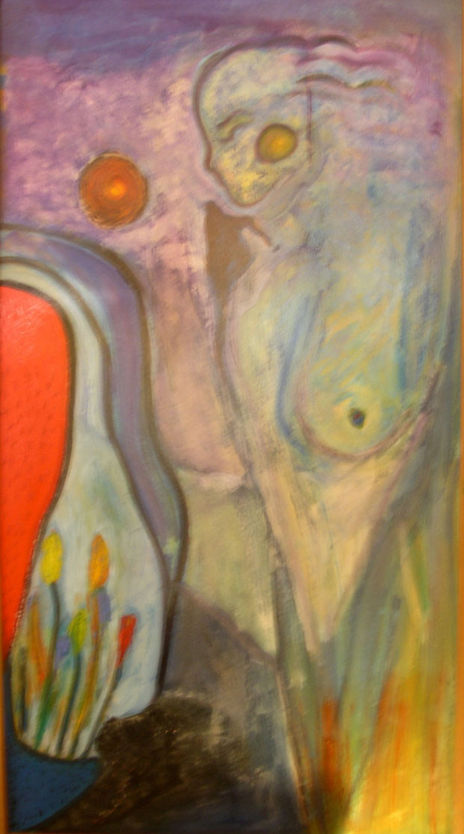 Desnudo en el jardin