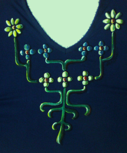 Composición con flores
