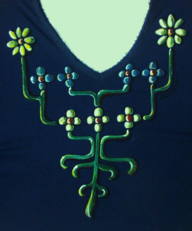 Composición con flores