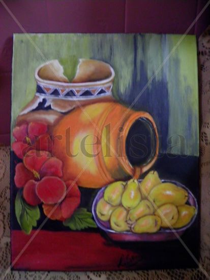 Cacharros Oil Canvas Landscaping