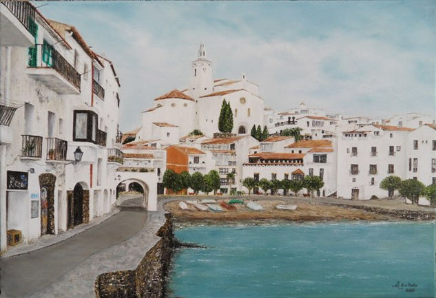 Cadaquès 3 (Girona) Oil Canvas Landscaping