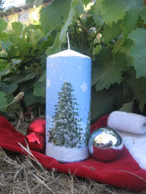 Christmas candle