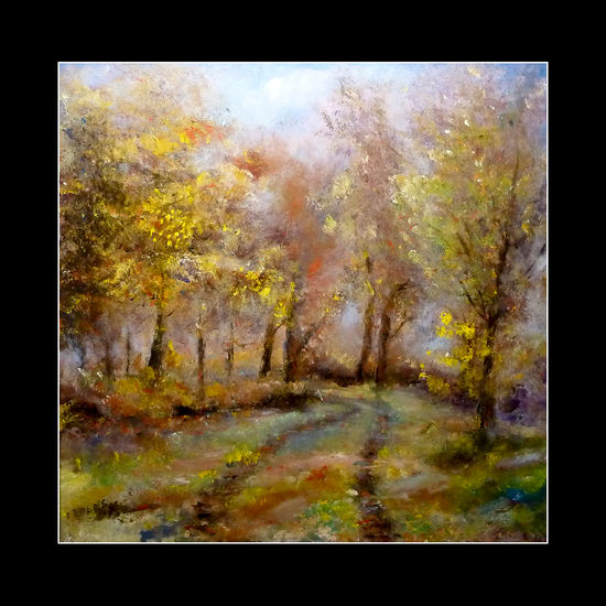 Camiño de A Lama Acrylic Canvas Landscaping