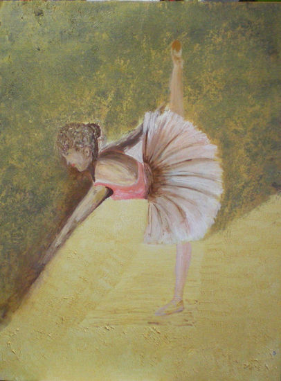 Bailarina 2 Óleo Tabla Figura