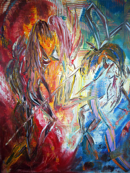 Lucha interna Oil Canvas Others