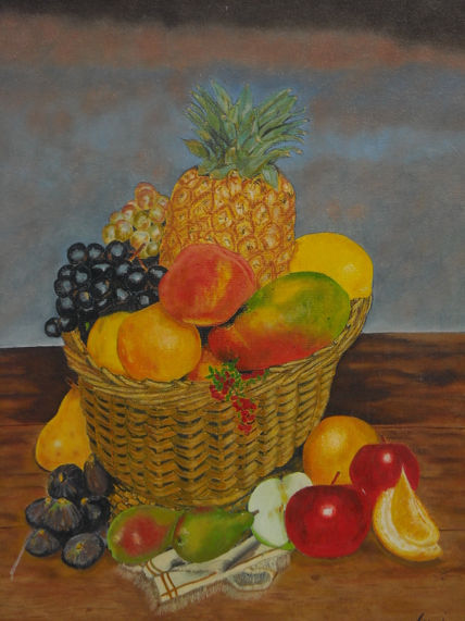 Cesto con frutas