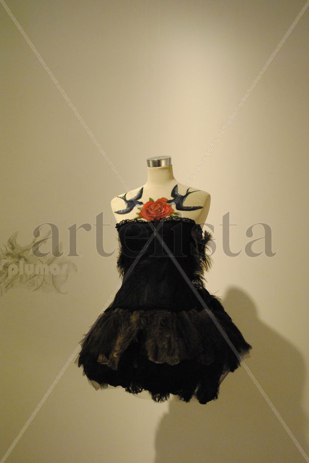 Vestido de Plumas