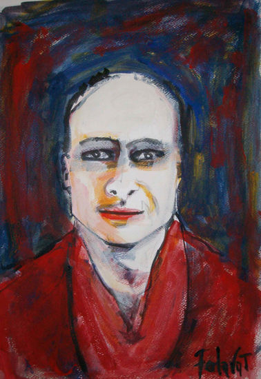 Breivik el asesino de noruega Acrylic Paper Portrait