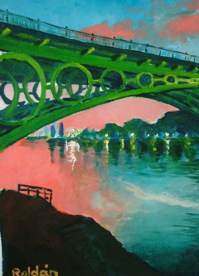 PUENTE DE TRIANA Acrylic Paper Landscaping