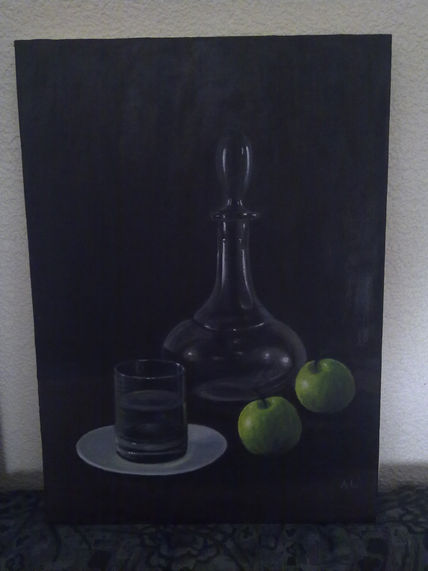 Agua y manzanas