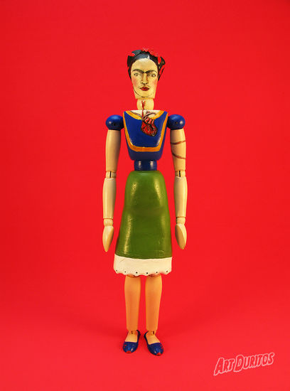 Frida Kahlo Enamorada Madera Figurativa