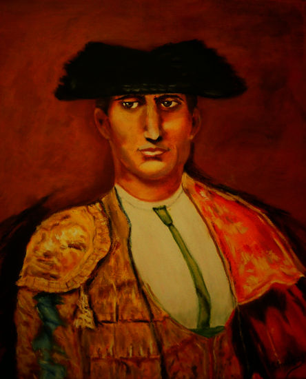 LAGARTICO I CALIFA DE CÓRDOBA Oil Canvas Portrait