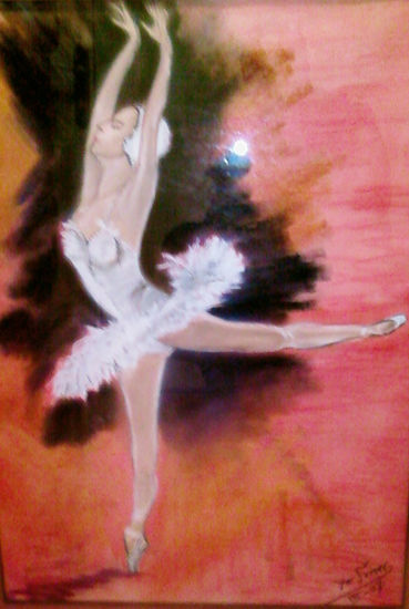 Bailarina Oil Canvas Figure Painting