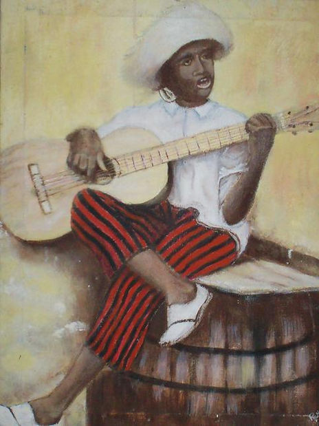 Negrito con guitarra