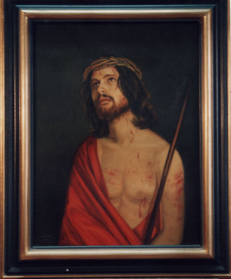 Cristo Oil Canvas Figure Painting