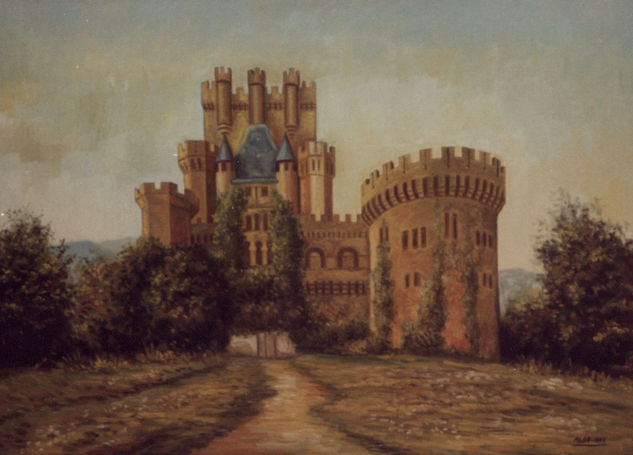 Castillo de Butrón (Vizcaya) Oil Canvas Landscaping